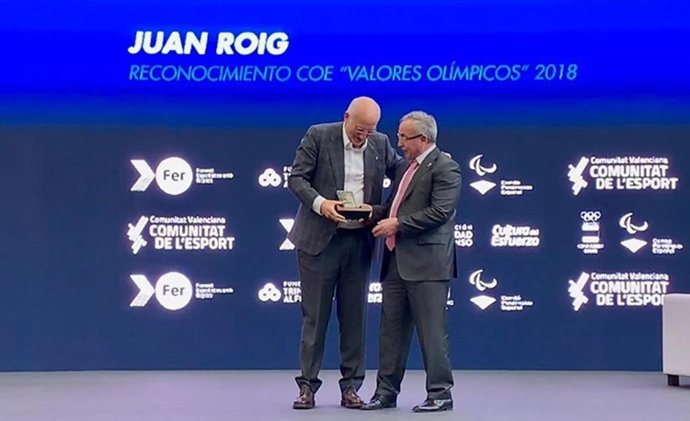 JJ.OO.- Juan Roig, premio 'Valores Olímpicos' del Comité Olímpico Español