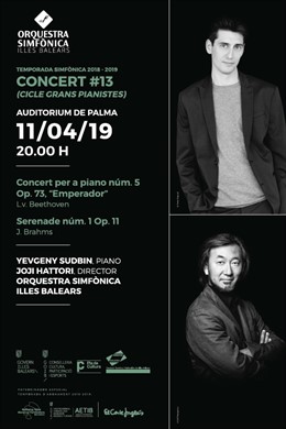 El pianista Yevgeny Sudbin interpreta este jueves el concierto para piano n 5 d