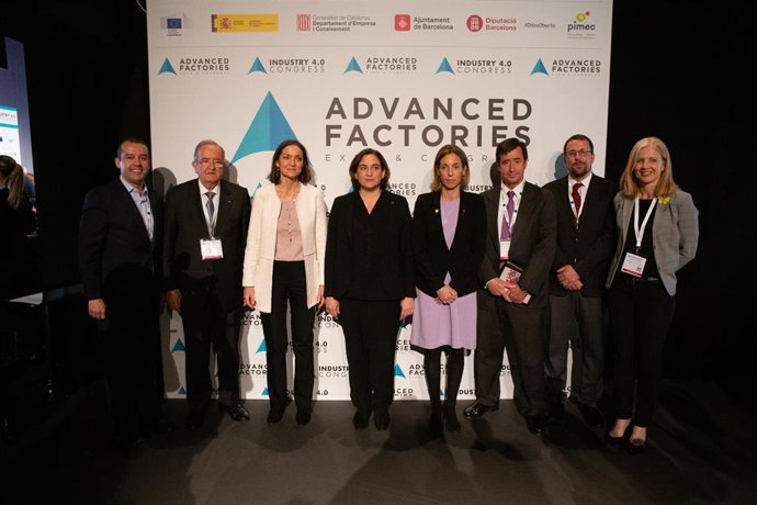 Inauguración del evento Advanced Factories en Barcelona