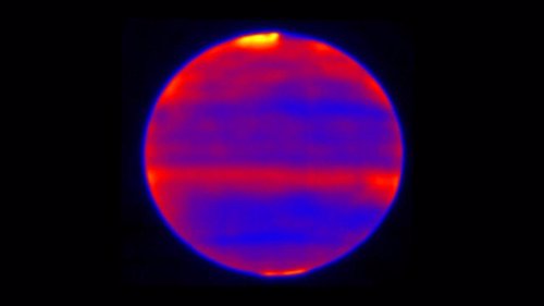 La atmósfera de Júpiter se calienta bajo el viento solar