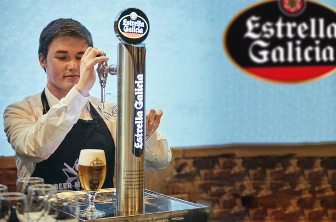 El gallego Miguel Pampín, mejor tirador de cerveza de España