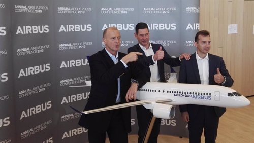 Directiva de Airbus: Tom Enders, Guillaume Faury y Harald Wilhem