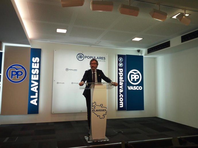 PP vasco dice que no tiene que "justificarse" por "coincidir" con EH Bildu en al
