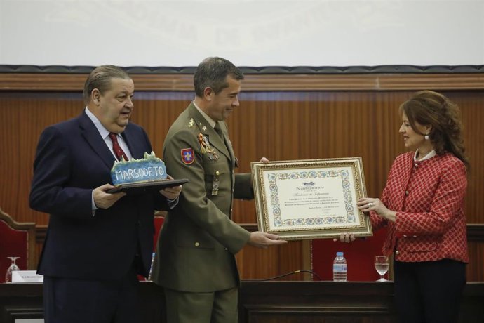 Vaquero deja en manos de Academia de Infantería el apadrinamiento de Marsodeto y
