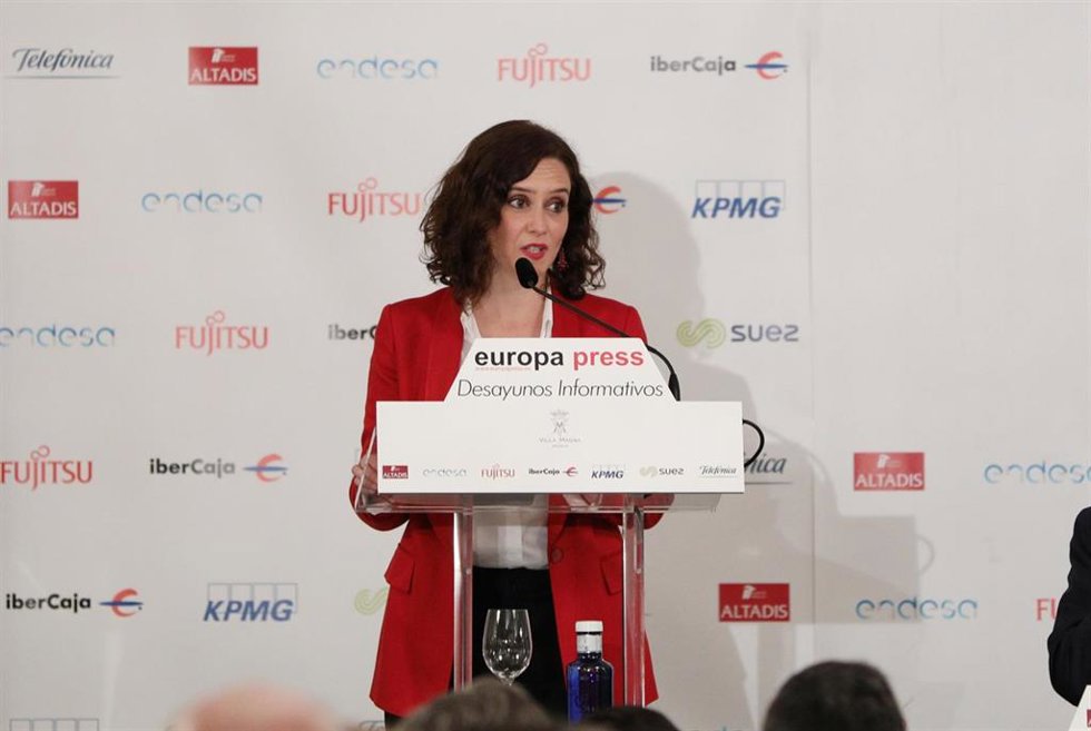 Desayuno Informativo de Europa Press con Isabel Díaz Ayuso