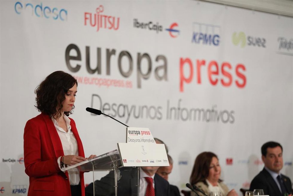 Desayuno Informativo de Europa Press con Isabel Díaz Ayuso