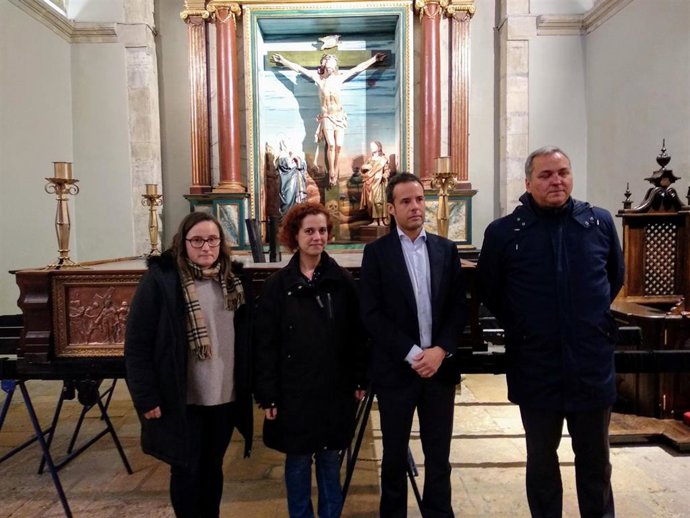 Ignacio Cuesta, candidato de Ciudadanos a la Alcaldía de Oviedo, se reúne con la