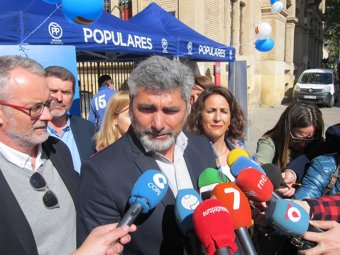 Juan José Cortés atiende a los medios en Santo Dom