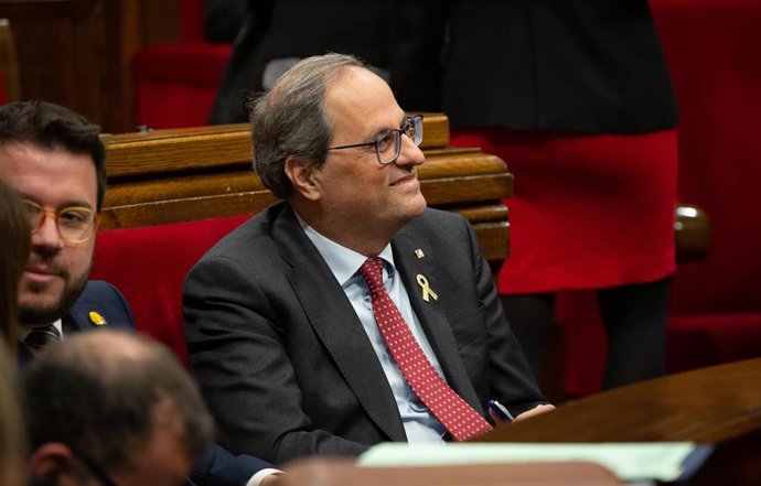 Torra reclama un front comú contra "la repressió i les clavegueres de l'Estat"