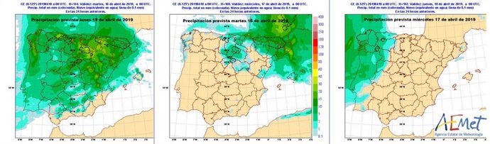 La Aemet no prevé lluvia durante los primeros días de la Semana Santa, sólo el l