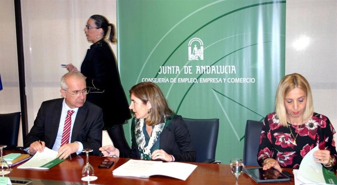 La consejera de Empleo preside su primera reunión de la comisión permanente del 