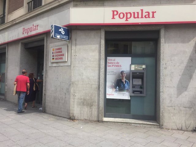 Economía/Finanzas.- (AMP) Los peritos del Banco de España atribuyen la resolución de Popular a la fuga de depósitos