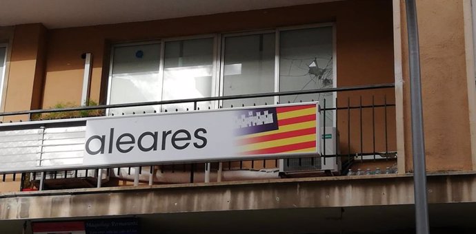 Vox dice que han sufrido una "nuevo ataque radical" en su sede de Palma