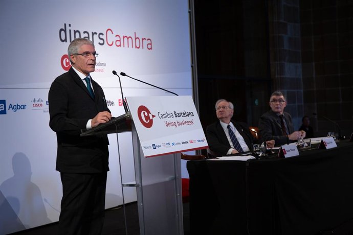Comida organizada por la Cámara de Comercio de Barcelona con el presidente de Renfe