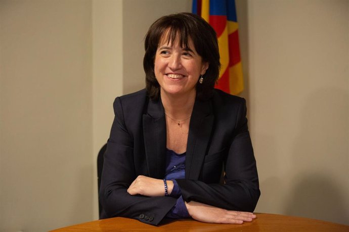 Retratos de la presidenta de la Asamblea Nacional Catalana (ANC), Elisenda Paluzie