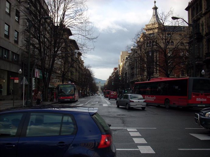 Una calle de Bilbao