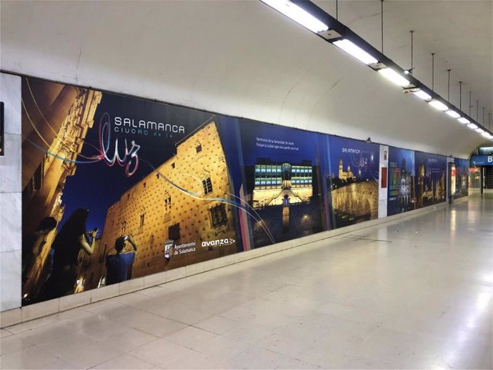 Avanza promociona la monumentalidad de Salamanca en la Estación Sur de Autobuses de Madrid