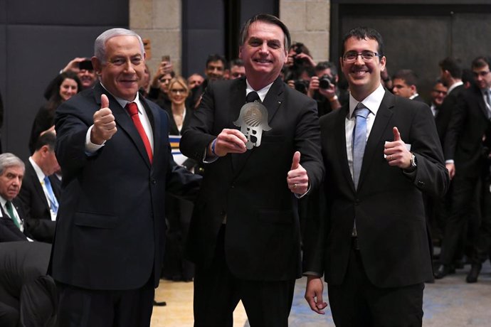 Brazilian President Jair Bolsonaro in Jerusalem