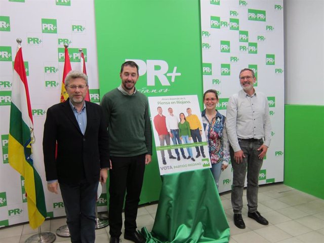 28A.- El PR+ Arranca La Campaña Con El Objetivo De "Marcar La Diferencia" Y Que "Se Escuche La Rioja En Madrid"