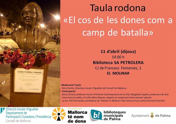 La charla 'El cuerpo de las mujeres como campo de batalla' trata la "represión sexuada e invisibilizada" de las mujeres