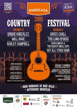 Quique González y Hayes Carll encabezan la sexta edición del Huercasa Country Festival