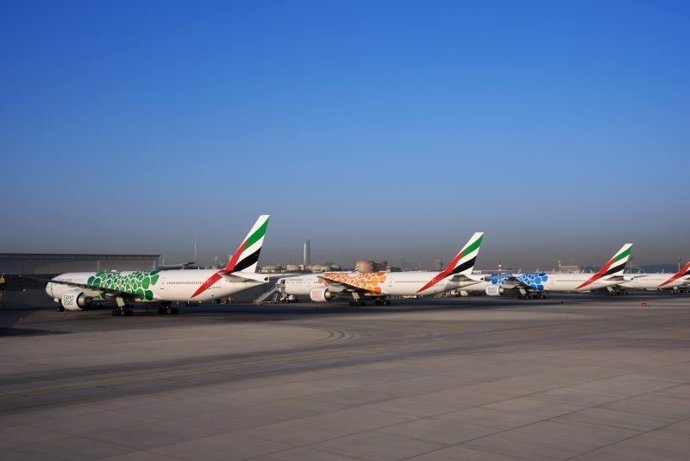 Emirates completa la instalación de las libreas de la Expo 2020 de Dubái en 40 de sus aviones