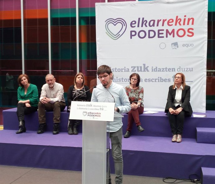 28A.-Elkarrekin Podemos Advierte Sobre La Doble "Amenaza" De La Extrema Derecha Y De Un Pacto PSOE-Ciudadanos