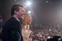 Casado pide apoyo al PP para "poner freno a la deriva secesionista y la posible recesión": "Hoy empieza todo"