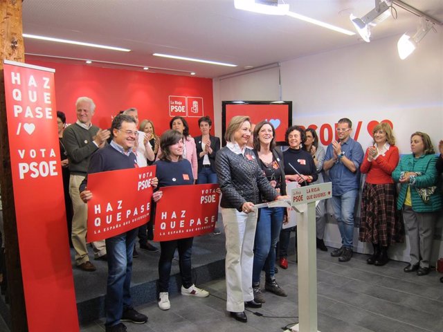 28A.- PSOE Rioja Sale "A Ganar" Porque "No Hay Otra Opción" Frente A "Derechas Que Solo Miran Tiempos Pasados"