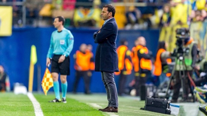 El entrenador del Villarreal, Javi Calleja