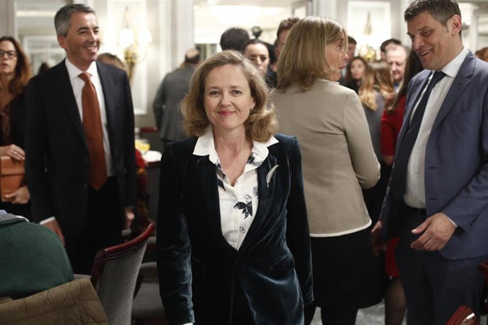 Nadia Calviño participa en los Desayunos Informativos de Europa Press