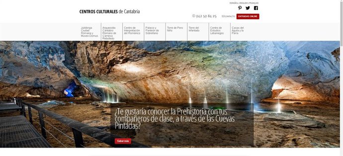 La red de centros culturales de Cantabria estrena su web