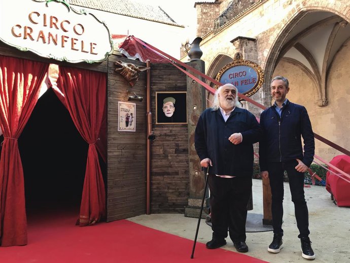 Cultura.- El claustro gótico del Centro del Carmen se convierte en una escuela de circo con la carpa de Gran Fele