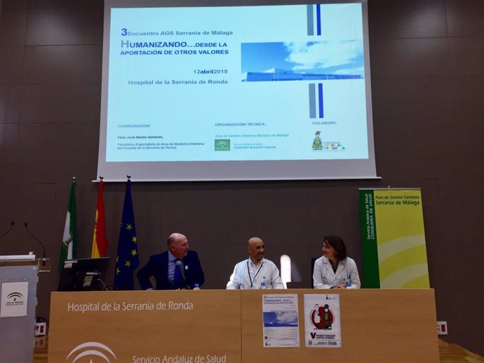 Málaga.-El Área de Gestión Sanitaria Serranía de Málaga organiza un encuentro sobre humanización de la asistencia médica
