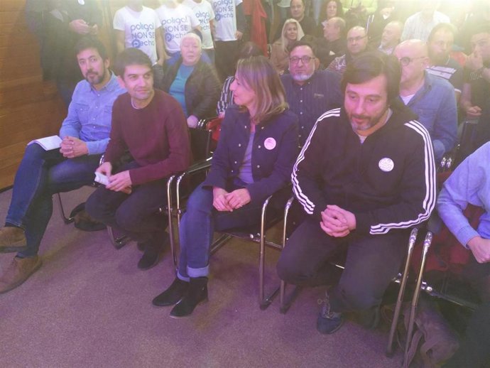 Rafa Mayoral (Podemos) defiende en Ferrol una "industria fuerte" para que  "España tenga futuro"
