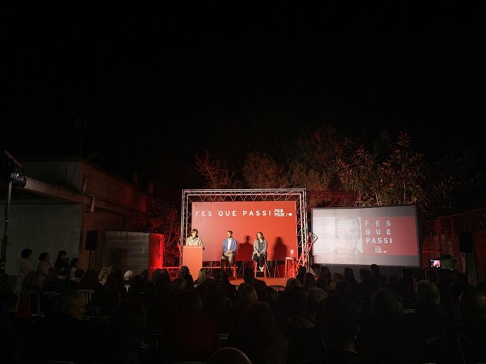 28A.- Delgado Alerta De Que Votar A "La Derecha Del Tridente" Es "Dar Marcha Atrás E Ir A La España De La Penumbra"