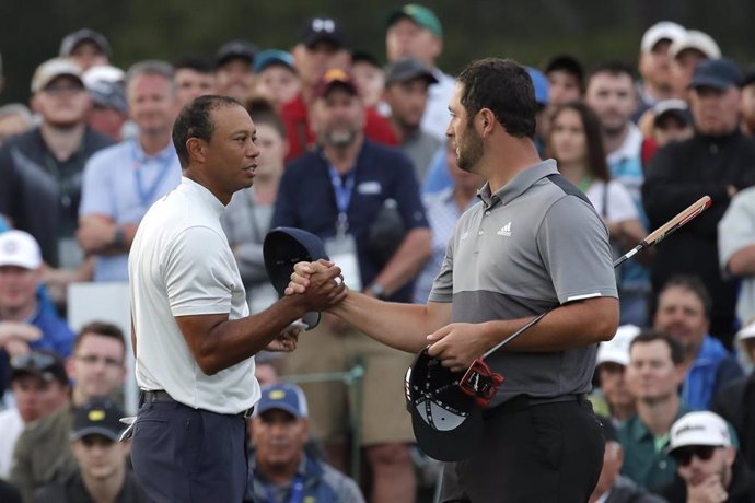 Golf/Masters.- Rahm lucha por lo alto y Tiger se enchufa en Augusta