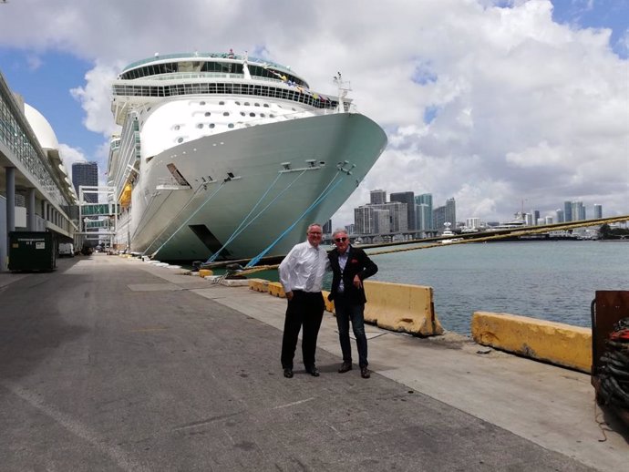 Almería.- Puertos.- El presidente de Autoridad Portuaria visita el Puerto de Miami en el marco de Seatrade Cruise Global