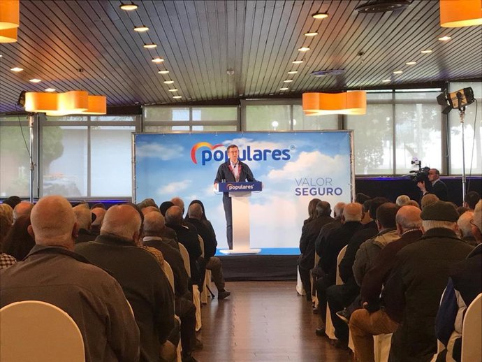 AV.- 28A.- Feijóo pide el voto para el PP para que España tenga un gobierno "útil" frente a los partidos "franquicia"