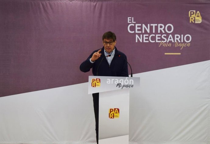 26M.- Aliaga Afirma Que El PAR Está "Con Los Aragoneses" Aportando "Moderación Y Estabilidad" Política