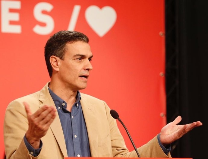 El líder del PSOE, Pedro Sánchez