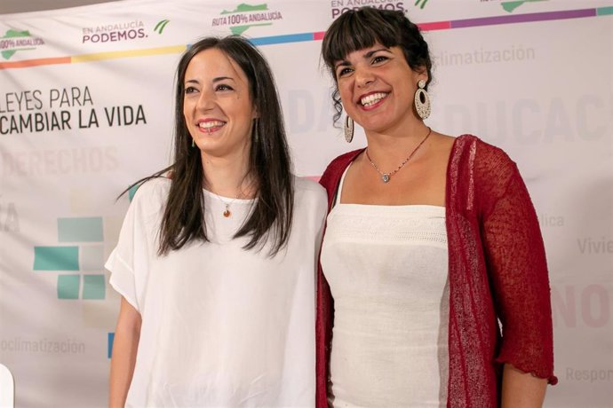 Isabel Franco y Teresa Rodríguez, este viernes