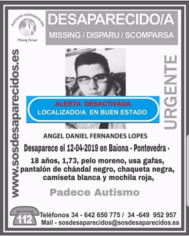 La Guardia Civil mantiene activo el dispositivo de búsqueda del joven de 18 años desaparecido en Baiona (Pontevedra)