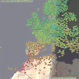 Valencia y Alicante registran este domingo las temperaturas más altas de Europa