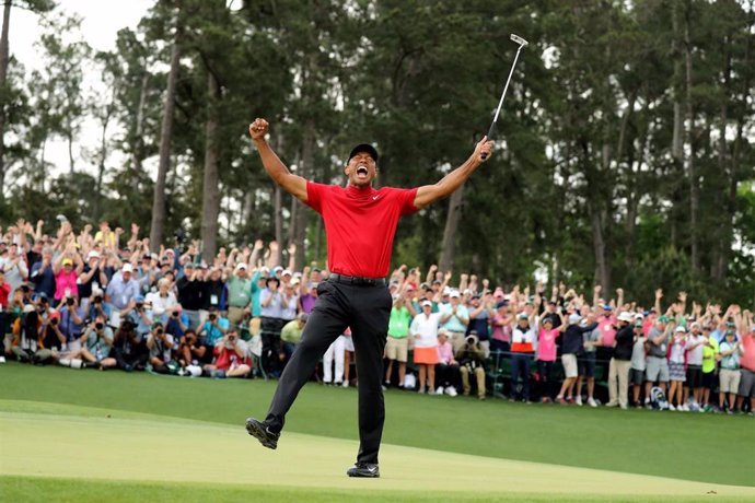 Golf/Masters.- Tiger Woods: "Mis hijos estuvieron en el British, esta vez no iba a dejarlo escapar"