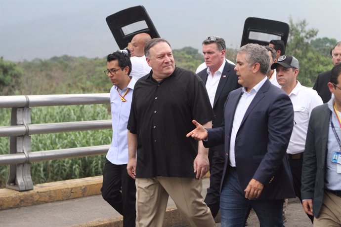 US Secretary of State Mike Pompeo in Colombia