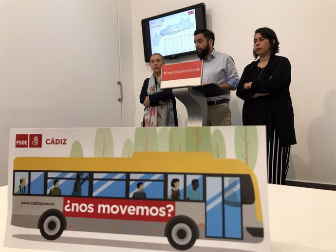 Cádiz.- 26M.- Fran González presenta su reordenación de los autobuses para que los ciudadanos estén "bien conectados"