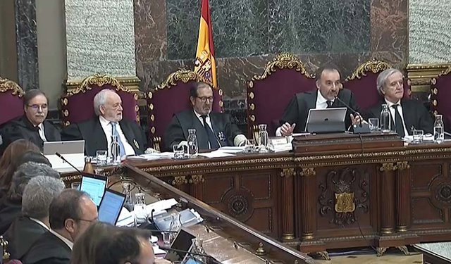 El juez Marchena durante el juicio al procés en el Supremo