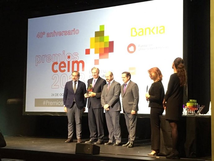 Entrega de premios de CEIM con motivo de su 40 aniversario