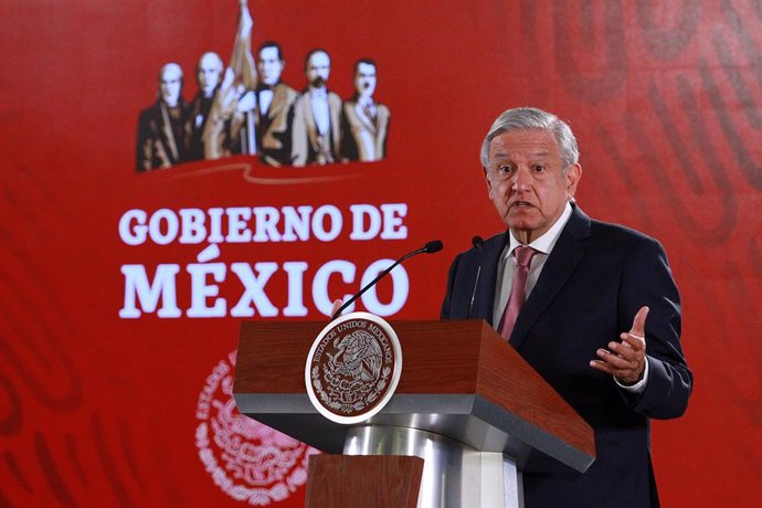 Obrador daily press conference in Mexico City